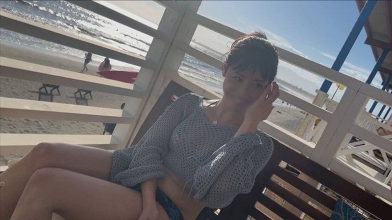※最強的美人太太※在海邊搭訕獨自一人三十幾歲的太太→在飯店好好做愛♪因慾望不滿而對無套大肉棒高潮噴射的真實交合